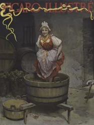 De Oogst van Jeanneton. Omslag van Le Figaro Illustre, november 1895