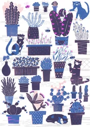 Cat Garden, 2015 (digital)