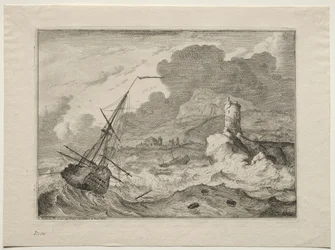 Storm op zee