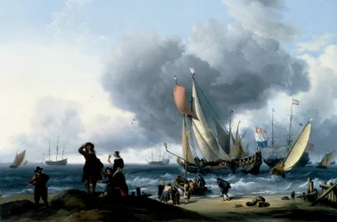 Nederlanders aan boord van een jacht