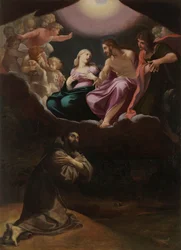 Franciscus van Assisi in de Portiuncula