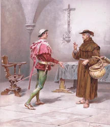 Broeder: Heilige Franciscus! Wat een verandering is hier, illustratie uit Romeo en Julia