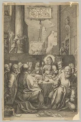 Het Laatste Avondmaal, uit De Passie van Christus, ca. 1623