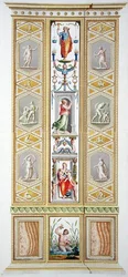 Paneel van de Raphael Loggia in het Vaticaan, uit 
