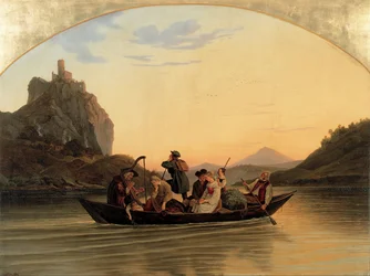 Oversteek bij Schreckenstein, 1837