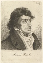 Portret van Johann Gottlieb Samuel Rösel