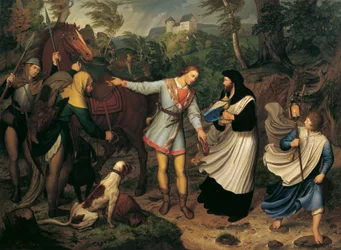Rudolf van Habsburg en de priester