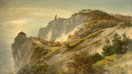 Herfstgezichten van Mons Cliff, Denemarken, 1882
