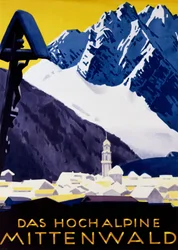 Het hoogalpiene Mittenwald, c. 1930