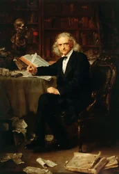 Portret van Theodor Mommsen