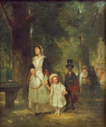 Wandeling in de Tuilerieën