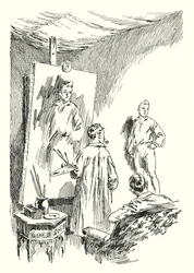 Illustratie voor Het Portret van Dorian Gray door Oscar Wilde