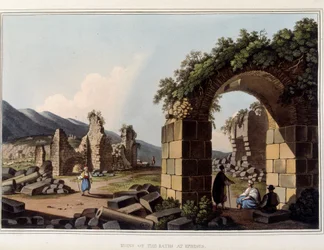 In "Views in the Ottoman Dominions, in Europe, in Asia, and some of the Mediterranean islands from the original drawings taken by Luigi Mayer, London"