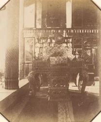 [Golestan, de Pauwentroon, Teheran, Iran] Takht-I Taous, jaren 1840-60