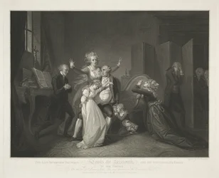 Laatste samenzijn van Lodewijk XVI en zijn familie