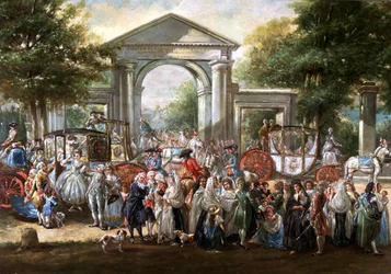 Feest in de botanische tuin