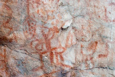 Pictografie, Faical, San Ignacio, Cajamarca, Peru