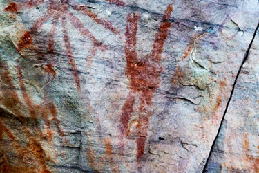 Pictografie, Faical, San Ignacio, Cajamarca, Peru, 2015
