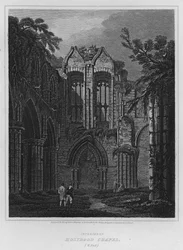 Interieur van Holyrood Kapel, West End
