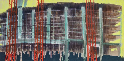 Werk in uitvoering I, 2014 (olieverf en acryl op doek)