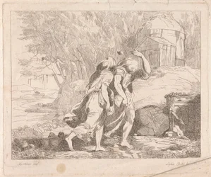Deucalion en Pyrrha na de zondvloed