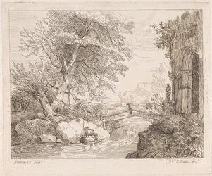 Landschap met Klassieke Ruïnes