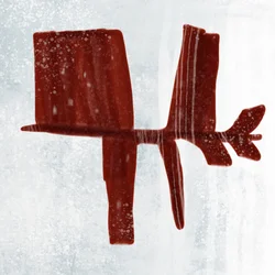 Rood winterdier