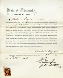 Loyaliteitseed van Michael Cayon uit Missouri, County of St. Louis