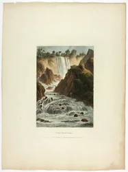 Cascade van Terni, plaat veertien van de Ruïnes van Rome