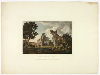 Tempel van Venus en Cupido, plaat twaalf van de Ruïnes van Rome
