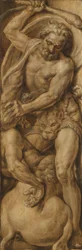 Hercules vernietigt de centaur Nessus