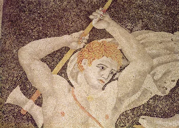 De Jacht op het Hert, detail van een jager