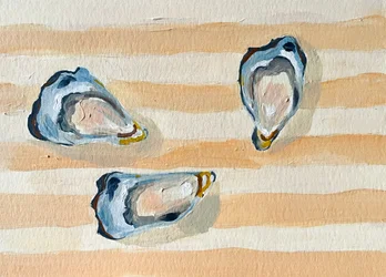 Oesters uit de kuststreek op streepjes