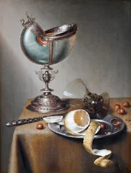 Stilleven met Nautilusbeker, c.1650