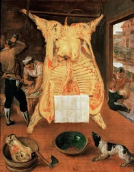 De geslachte os - Marten van Cleve (van Cleef), de Oudere (1527-1581)