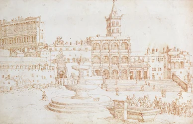 De oude Sint-Pietersbasiliek