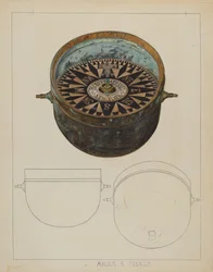 Scheepskompas, ca. 1937
