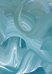 Vloeiende blauwe golven