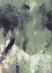 Vloeibaar groen – Abstract