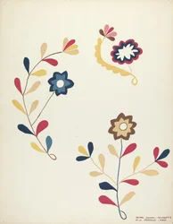 Ontwerp uit voorgesteld portfolio, 1935-1942