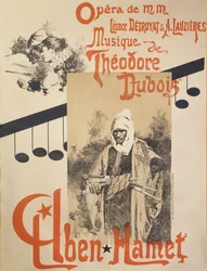 Poster voor Aben Hamet, opera