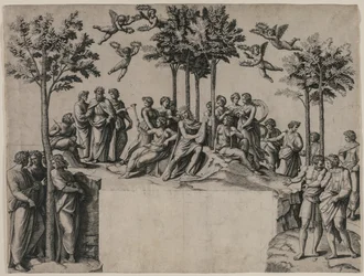 Apollo op Parnassus, c. 1517-1520