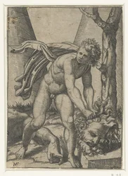 David met hoofd van Goliath