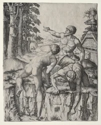 De Klimmers (Drie figuren uit Michelangelo