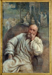 Portret van de schilder Pierre Cecil Puvis de Chavanne