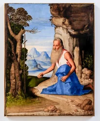 De heilige Hiëronymus, ca.1470 (olieverf op hout)