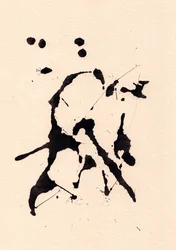 Blot, 2018 (inkt op papier)