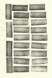 Stones_22, 2017 (rubberen stempels)
