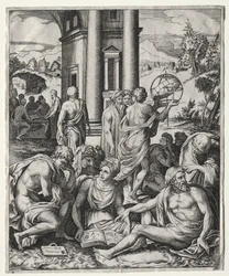 Een Vergadering van Geleerden, ca. 1515-1527