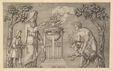Speculum Romanae Magnificentiae: Het offer van een ram